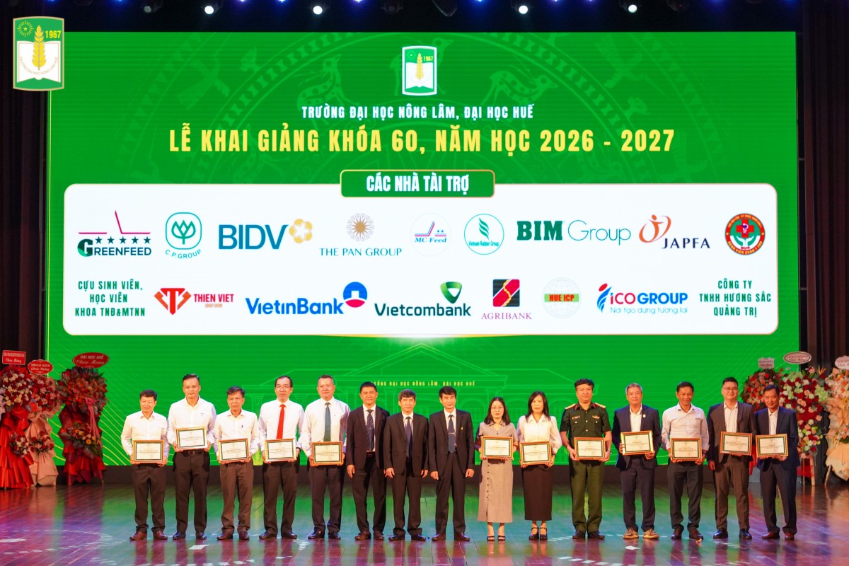 ĐH Nông Lâm - ĐH Huế tiếp sức sinh viên, hướng tới phát triển bền vững