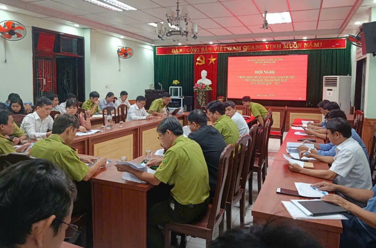 Tp. Huế: Giao đất, giao rừng tạo nền tảng phát triển lâm nghiệp bền vững