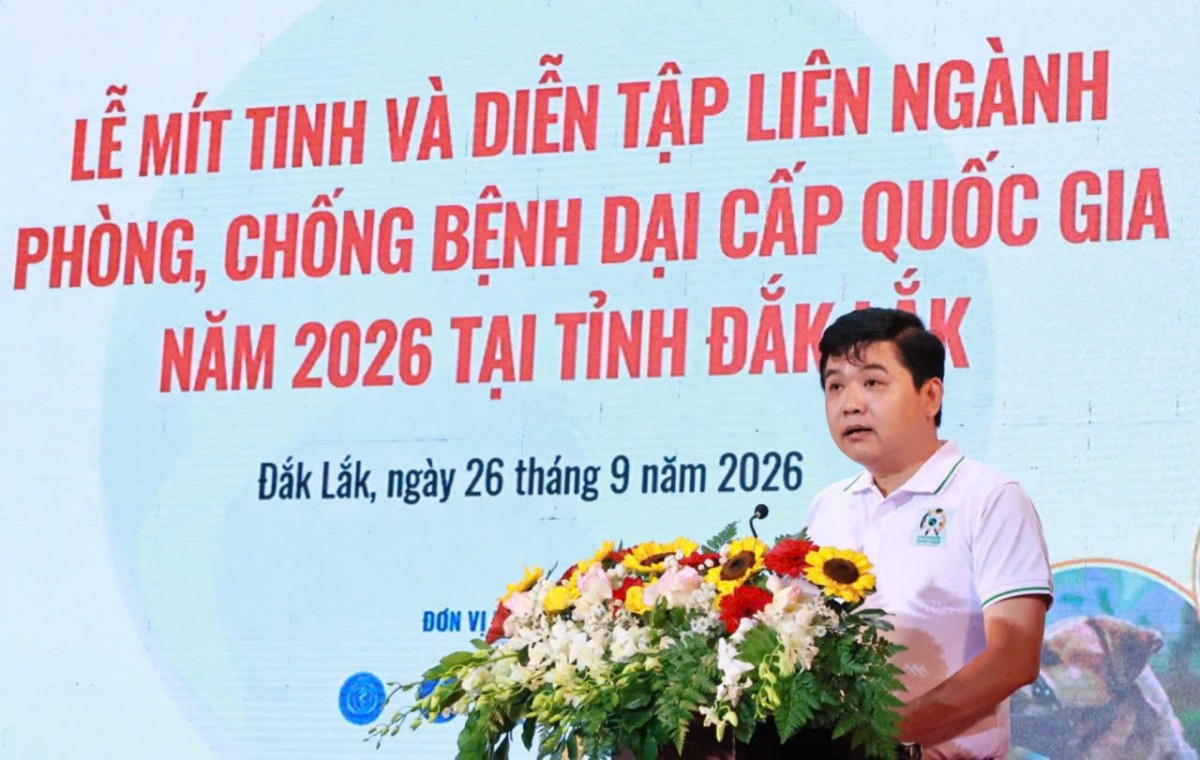 Đắk Lắk diễn tập liên ngành phòng, chống bệnh dại, hướng tới mục tiêu cho đến năm 2030