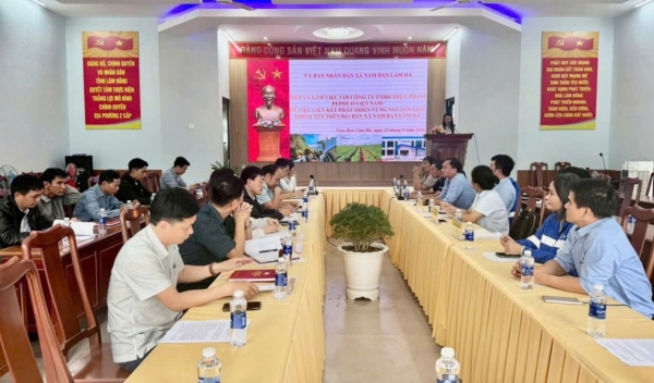 Lâm Đồng: Hợp tác phát triển vùng nguyên liệu khoai tây tại xã Nam Ban Lâm Hà