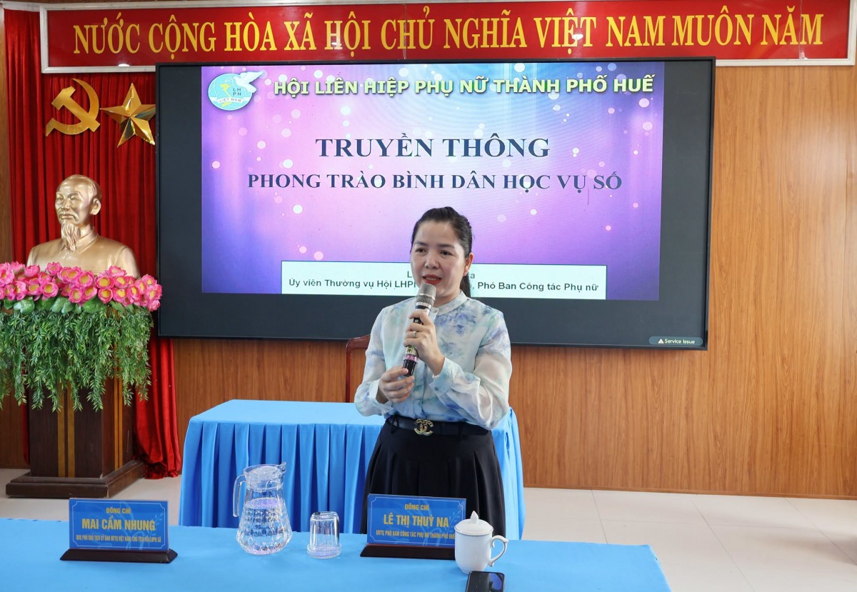 Tp. Huế: Phụ nữ xã Lộc An chủ động chuyển đổi số vì cộng đồng hiện đại