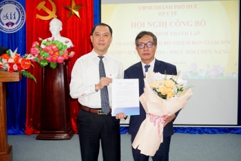 Tp. Huế: ông Nguyễn Khoa Nguyên được bổ nhiệm Giám đốc BV Lão khoa - PHCN