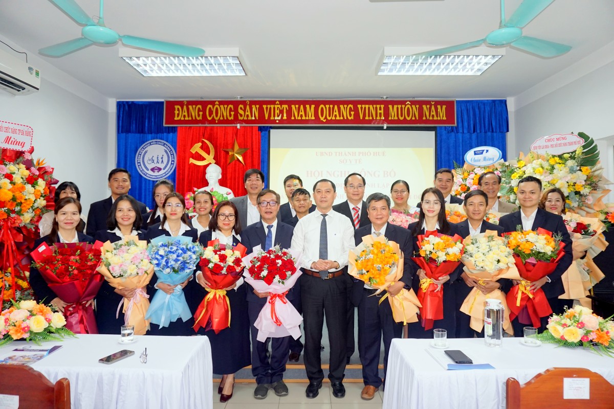 Tp. Huế: Ông Nguyễn Khoa Nguyên được bổ nhiệm Giám đốc BV Lão khoa - PHCN