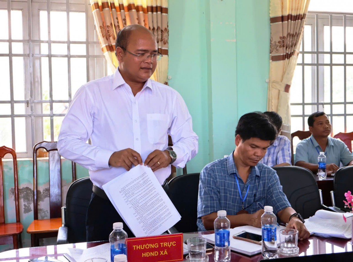 Đoàn giám sát giảm nghèo vùng đồng bào các dân tộc thiểu số tại xã Cư Prao tỉnh Đắk Lắk