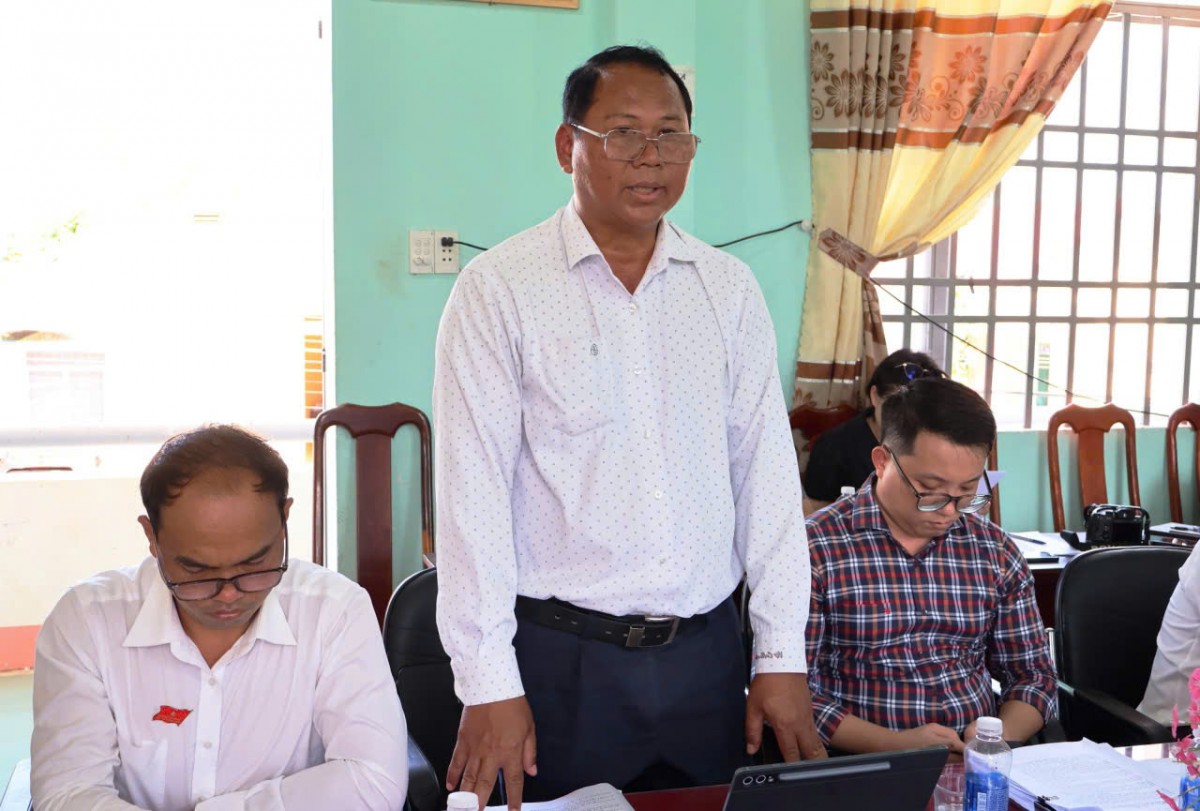Đoàn giám sát giảm nghèo vùng đồng bào các dân tộc thiểu số tại xã Cư Prao tỉnh Đắk Lắk