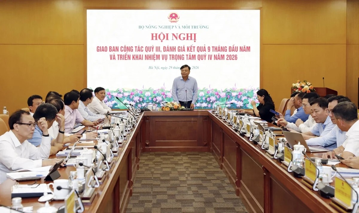 Bộ Nông nghiệp và Môi trường rà soát nhiệm vụ, phấn đấu hoàn thành mục tiêu năm 2026