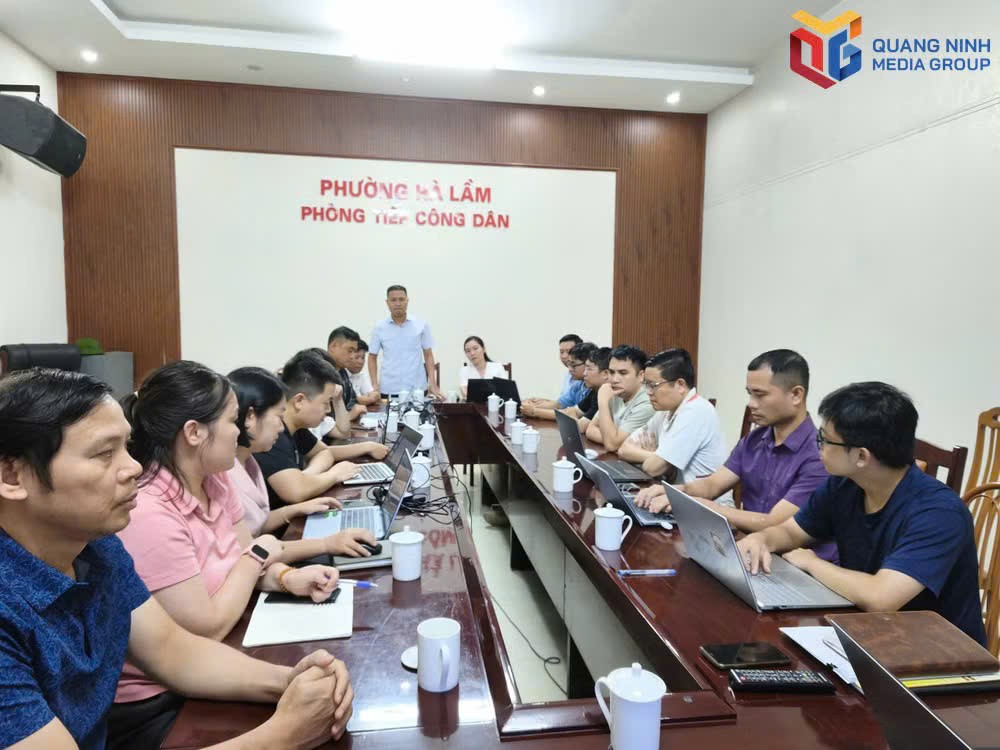 Sở Nông nghiệp và Môi trường làm việc với phường Hà Lầm tháo gỡ khó khăn, tập trung đẩy nhanh tiến độ.