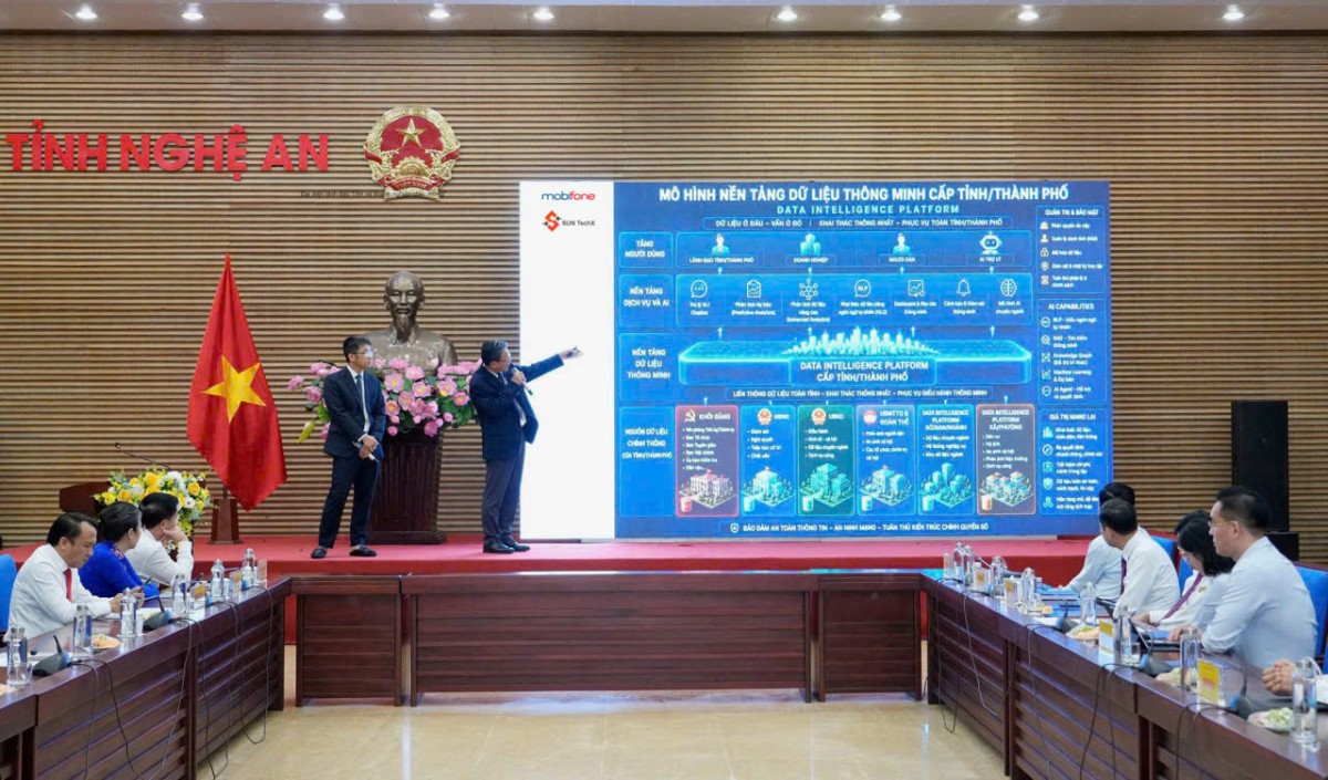 Nghệ An ra mắt, đưa vào vận hành thử nghiệm Kho dữ liệu dùng chung