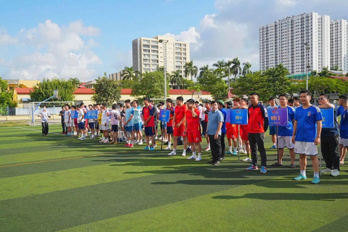 Hải Phòng: Tưng bừng khai mạc Giải bóng đá Cán bộ, đoàn viên, thanh niên năm 2026