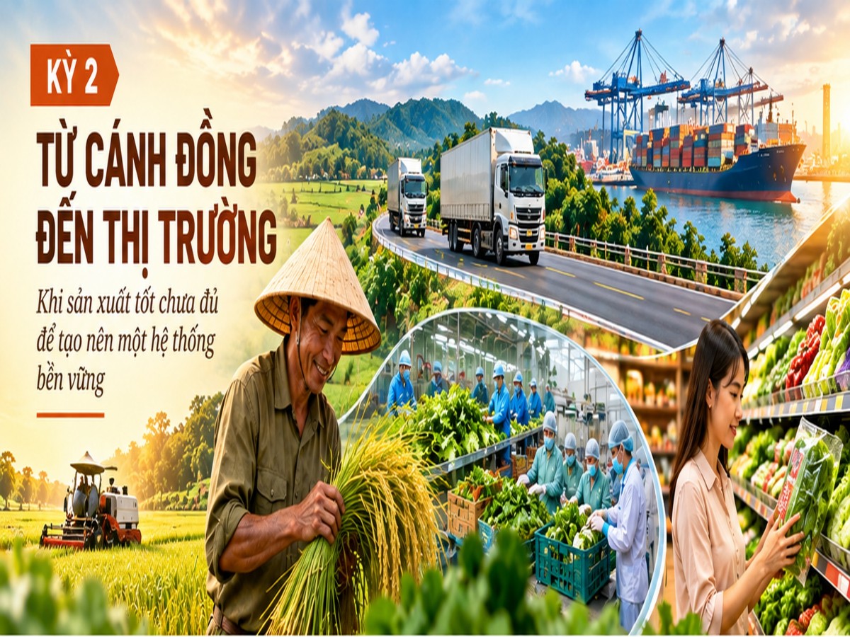 Xây dựng hệ thống lương thực, thực phẩm bền vững - Kỳ 2: Từ cánh đồng đến thị trường
