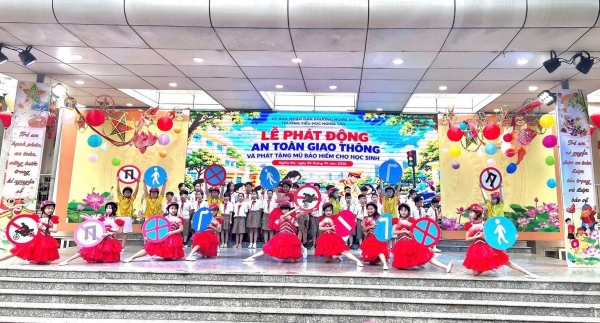 Trường Tiểu học Nghĩa Tân: Lan tỏa thông điệp “An toàn là trên hết”