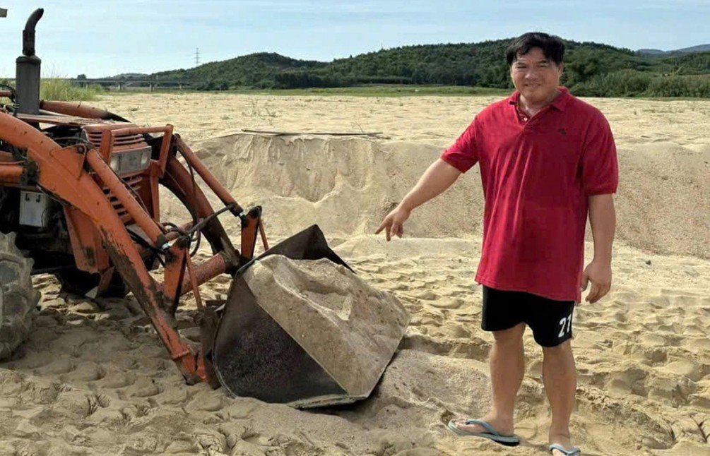 Đà Nẵng: Khởi tố người khai thác hơn 1.700 m3 cát trái phép ở Gò Nổi