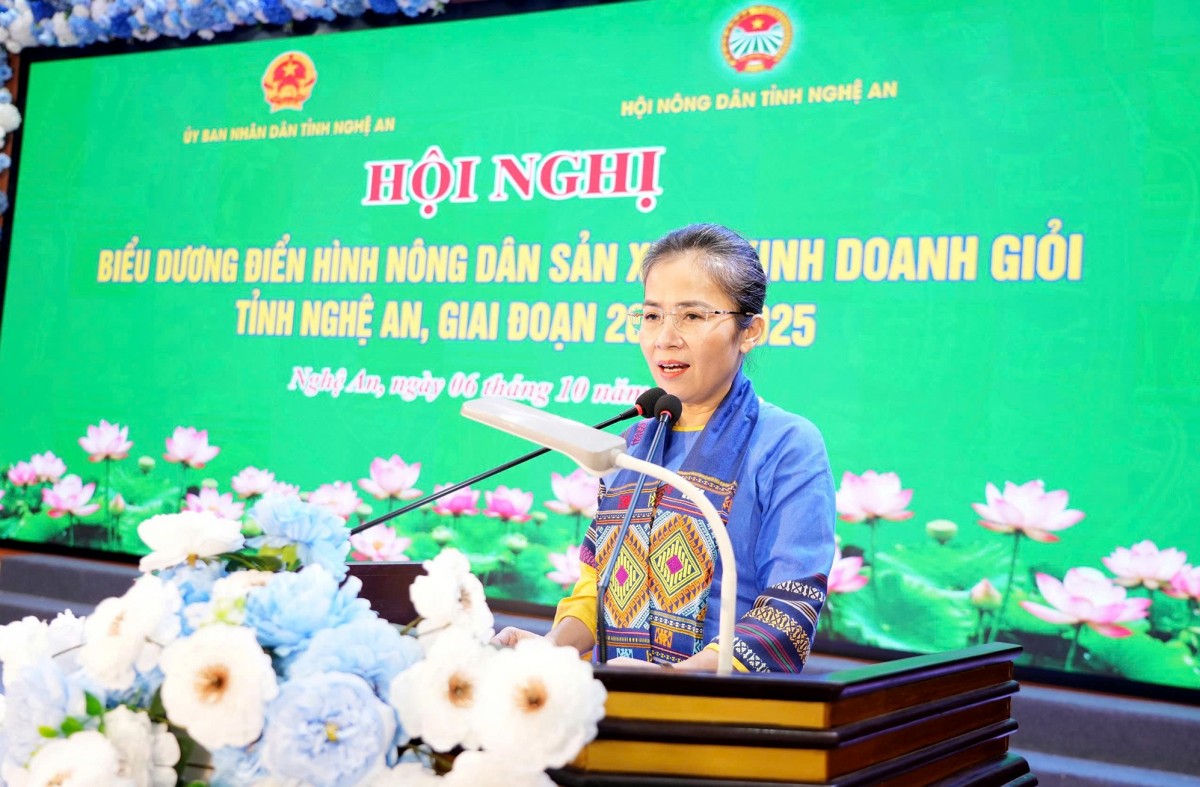 Nghệ An biểu dương 130 điển hình nông dân sản xuất, kinh doanh giỏi giai đoạn 2020-2025