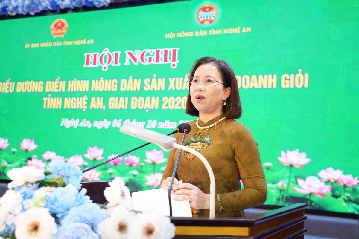 Nghệ An biểu dương 130 điển hình nông dân sản xuất, kinh doanh giỏi giai đoạn 2020-2025