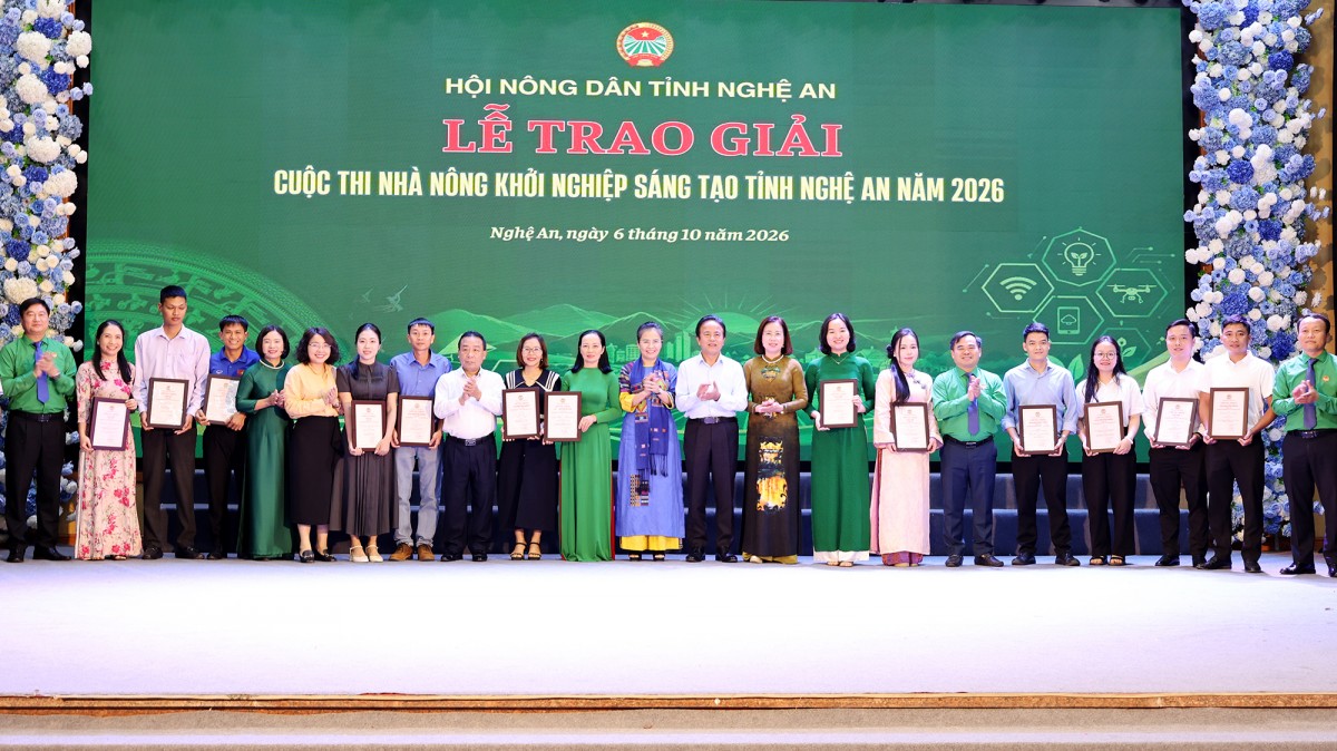 Nghệ An biểu dương 130 điển hình nông dân sản xuất, kinh doanh giỏi giai đoạn 2020-2025
