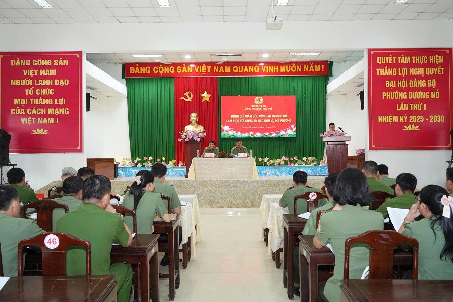 CATP Huế: Phòng ngừa tội phạm từ cơ sở, giữ bình yên cho Nhân dân