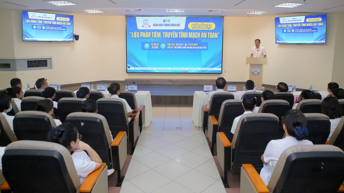 BVTW Huế: Chuẩn hóa an toàn tiêm truyền vì người bệnh hướng tới chuẩn Quốc tế JCI