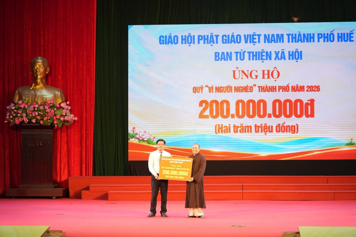 Tp. Huế lan tỏa tinh thần tương thân tương ái, chung tay vì người nghèo