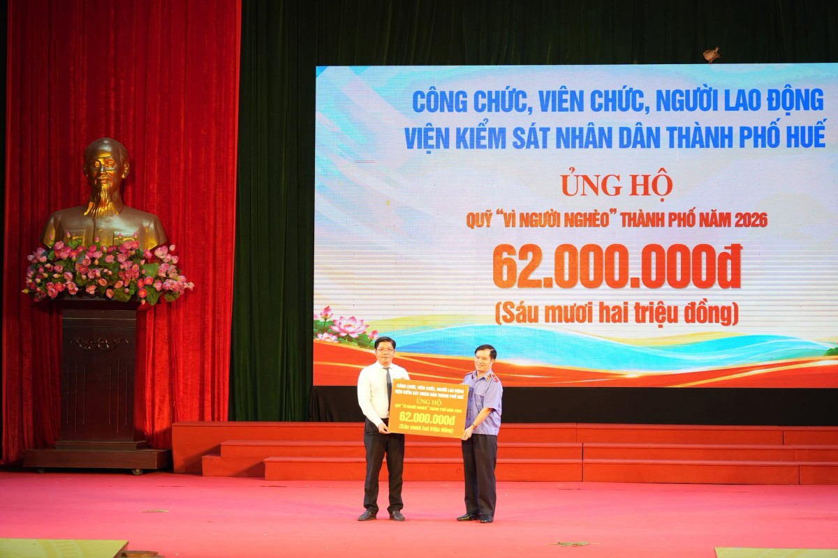 Tp. Huế lan tỏa tinh thần tương thân tương ái, chung tay vì người nghèo