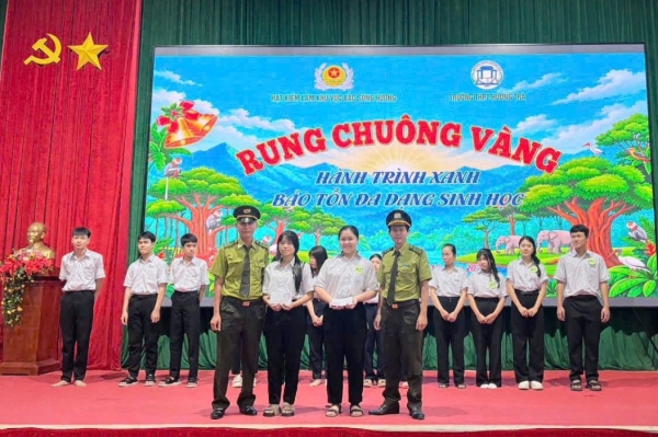 Hội thi "Rung chuông vàng" lan tỏa tình yêu thiên nhiên, nâng cao ý thức bảo vệ rừng
