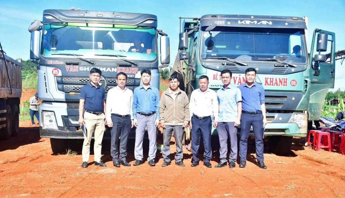 Lâm Đồng: Động thổ xây dựng tuyến đường giao thông liên xã Nâm N’Jang - Trường Xuân - Đắk N’Drung (cũ)