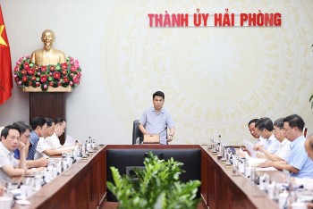 Hải Phòng: Thường trực Thành ủy cho ý kiến chỉ đạo các nội dung trọng tâm theo Quy chế làm việc