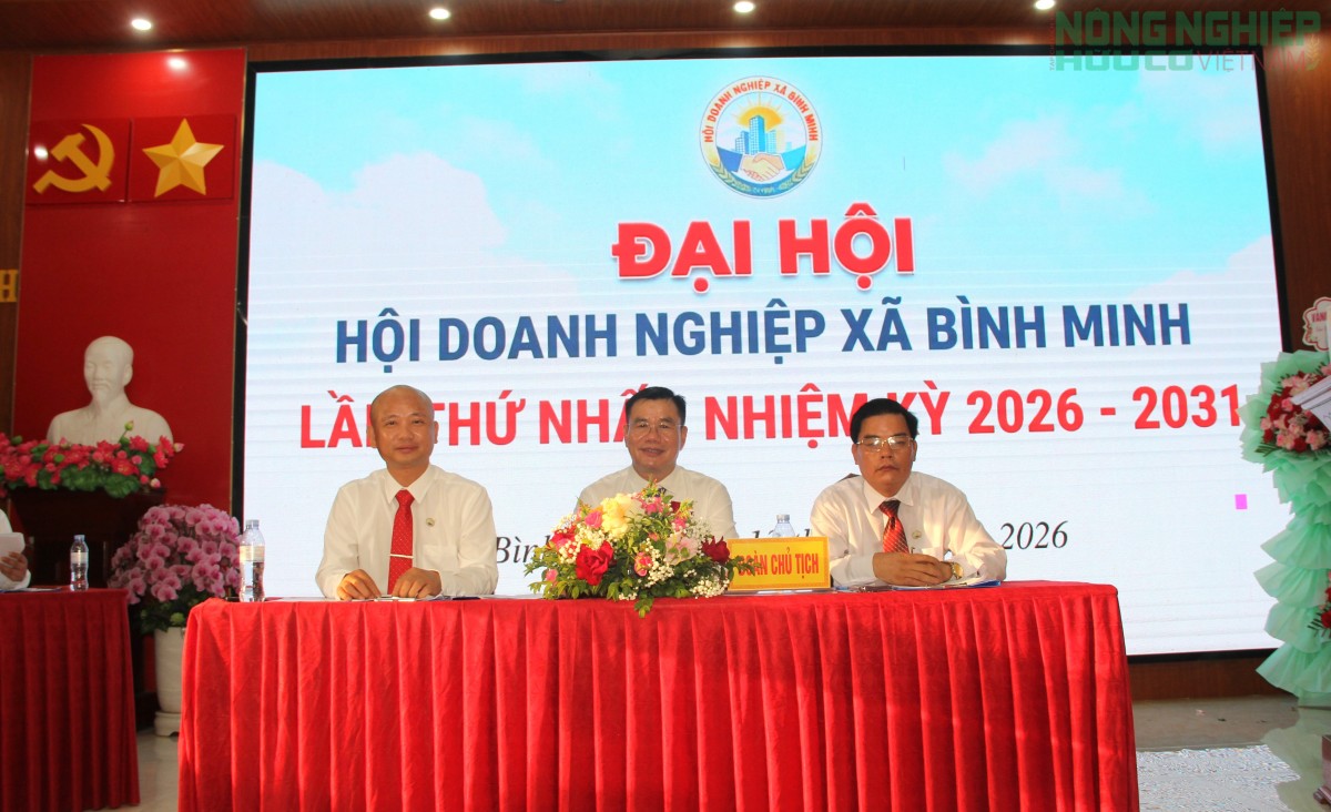 Hội Doanh nghiệp xã Bình Minh tổ chức đại hội lần thứ nhất, nhiệm kỳ 2026 - 2031