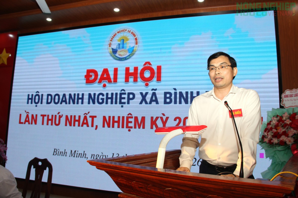 Hội Doanh nghiệp xã Bình Minh tổ chức đại hội lần thứ nhất, nhiệm kỳ 2026 - 2031