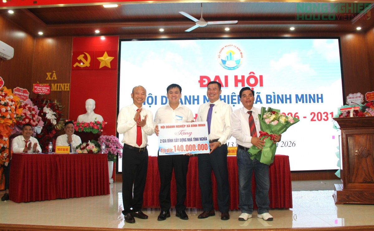 Hội Doanh nghiệp xã Bình Minh tổ chức đại hội lần thứ nhất, nhiệm kỳ 2026 - 2031