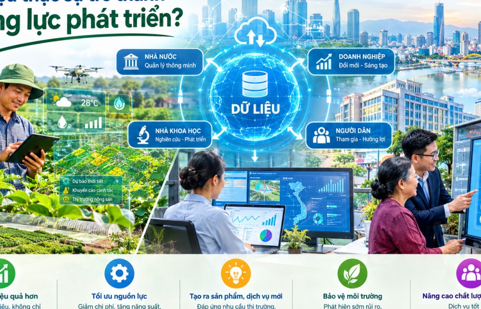 Làm thế nào để dữ liệu thực sự trở thành động lực phát triển?