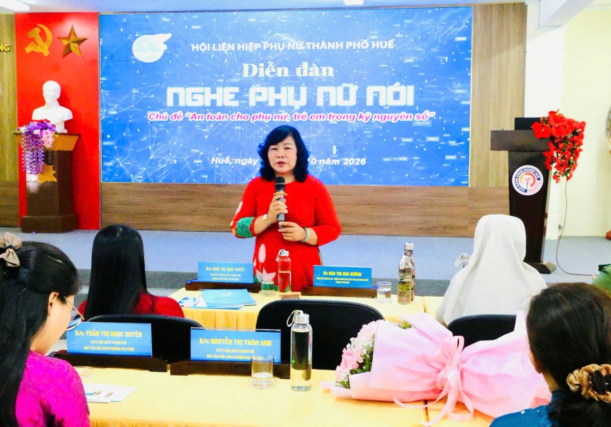 Huế tăng cường bảo vệ phụ nữ, trẻ em trong kỷ nguyên số