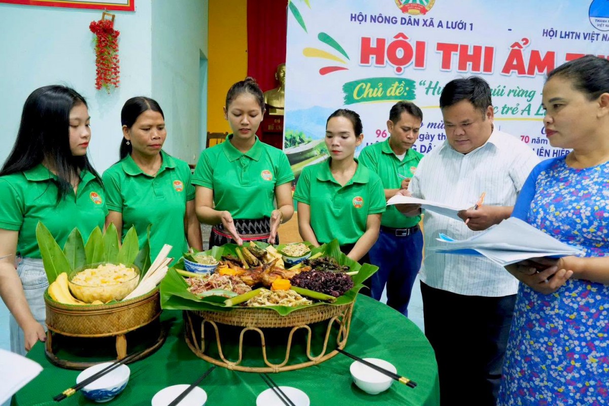 Tp. Huế: Xã A Lưới 1 lan tỏa hương vị núi rừng qua hội thi ẩm thực