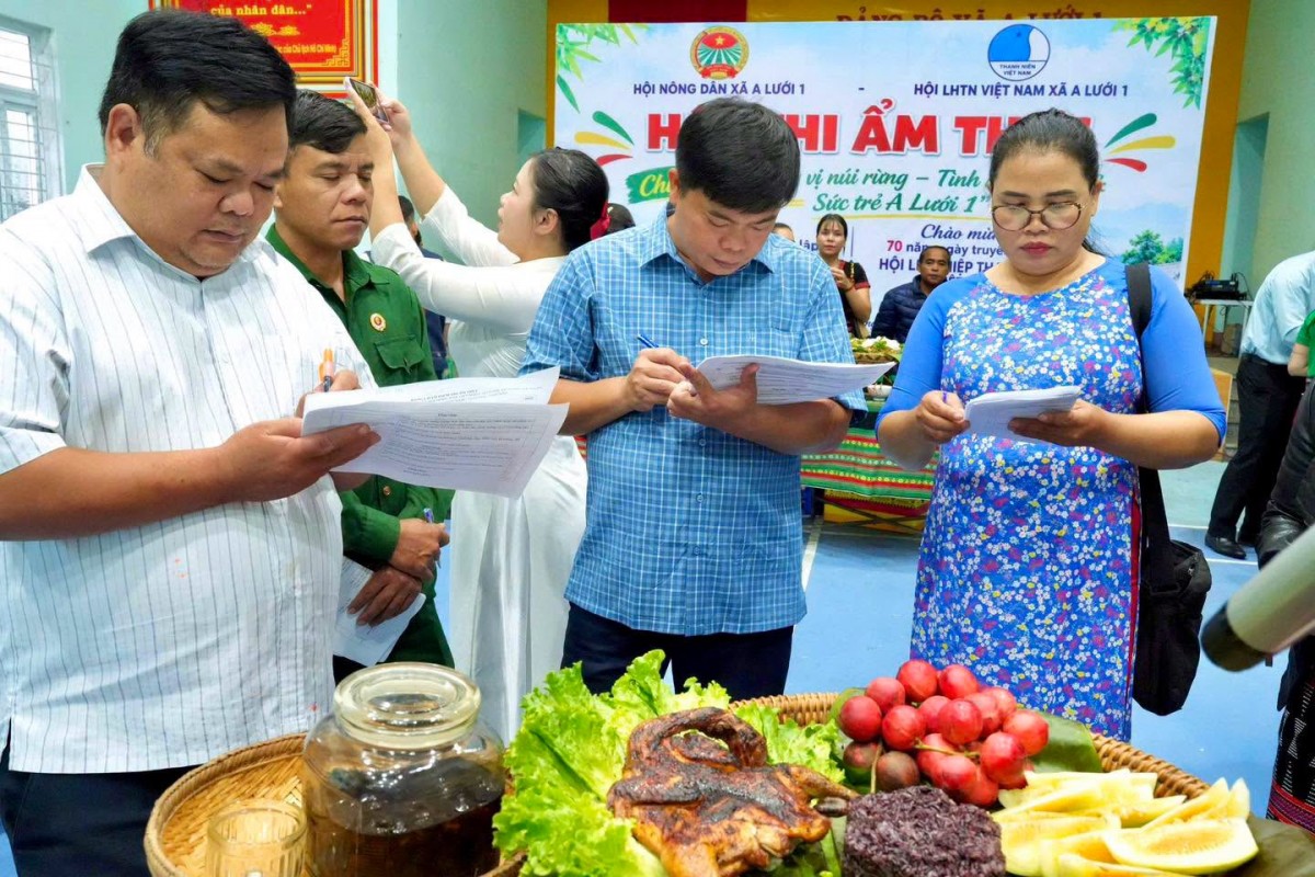 Tp. Huế: Xã A Lưới 1 lan tỏa hương vị núi rừng qua hội thi ẩm thực