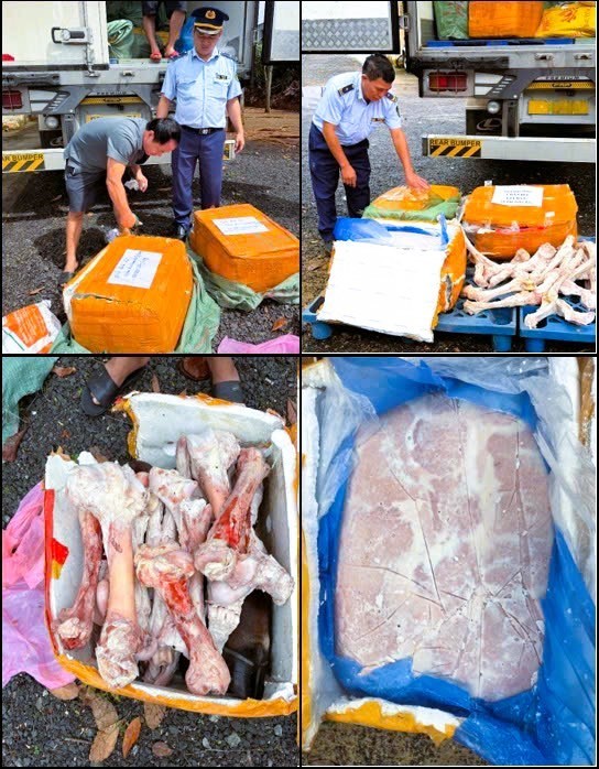Đồng Nai: Phát hiện gần 15 tấn thực phẩm đông lạnh không rõ nguồn gốc
