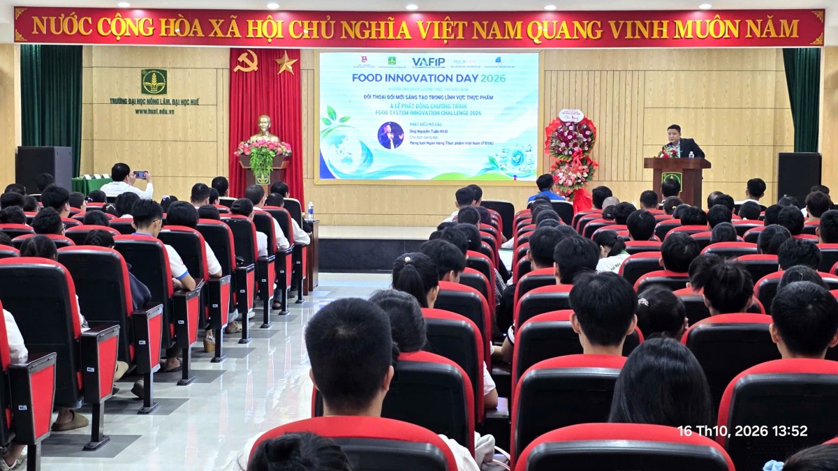 ĐH Nông Lâm, ĐH Huế thúc đẩy đổi mới sáng tạo, phát triển hệ thống thực phẩm bền vững