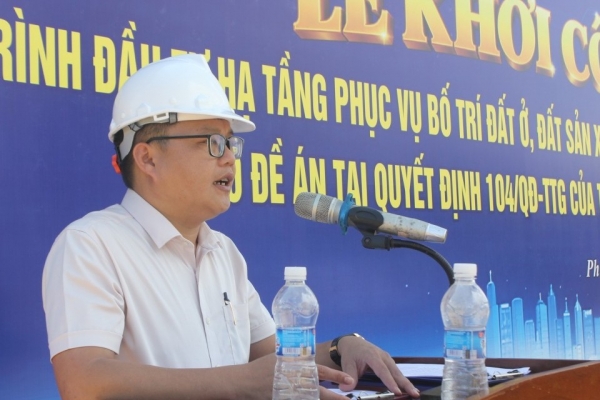 Xã Phú Xuân tổ chức Lễ khởi công Dự án bố trí đất ở, đất sản xuất cho đồng bào dân tộc thiểu số