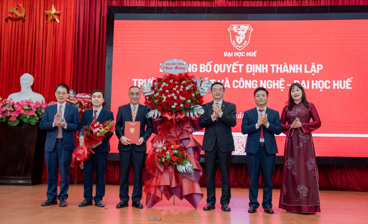 Thành lập Trường Kỹ thuật và Công nghệ - ĐH Huế, thúc đẩy đổi mới sáng tạo