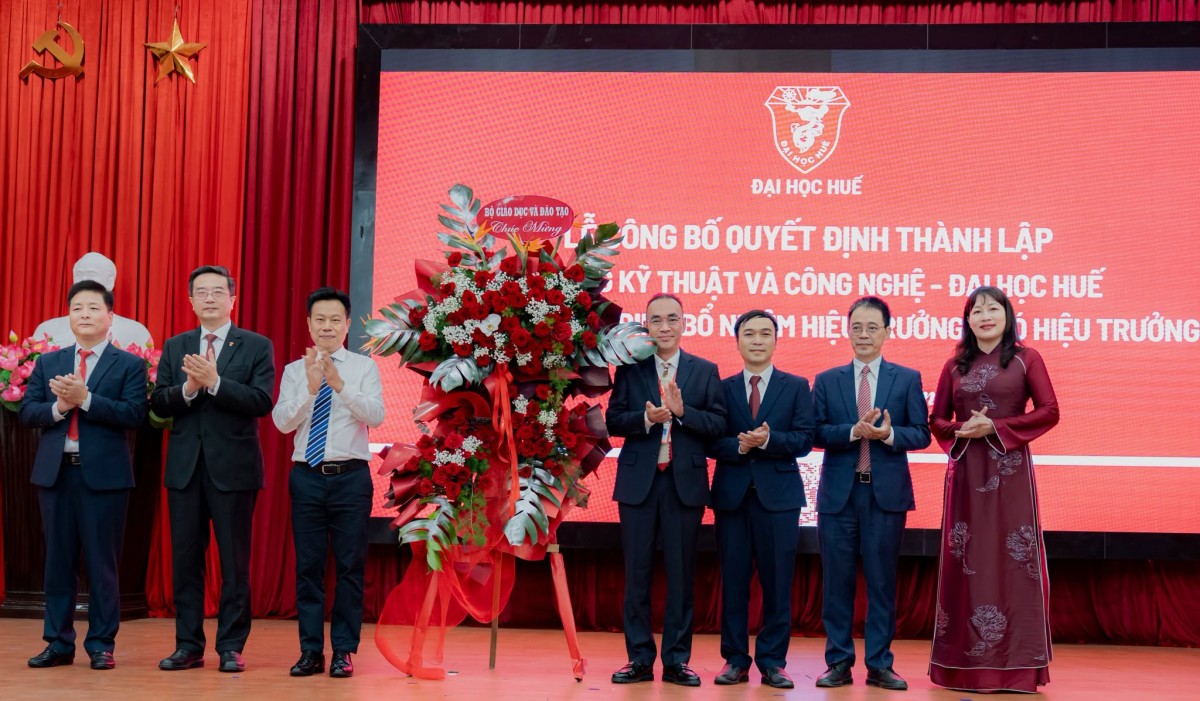 Thành lập Trường Kỹ thuật và Công nghệ - ĐH Huế, thúc đẩy đổi mới sáng tạo