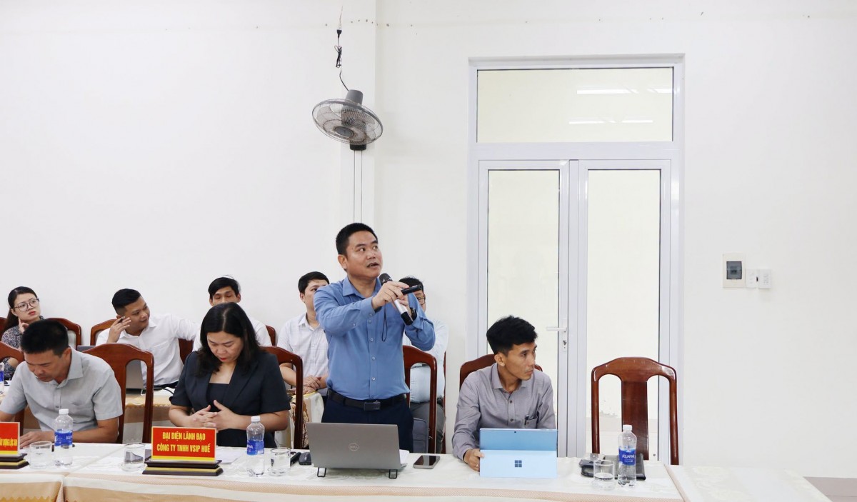 Tp. Huế tăng cường phối hợp, đẩy nhanh giải phóng mặt bằng Dự án KCN VSIP