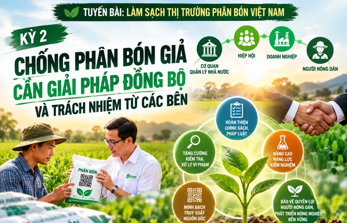 Làm sạch thị trường phân bón Việt Nam - Kỳ 2: Cần giải pháp đồng bộ