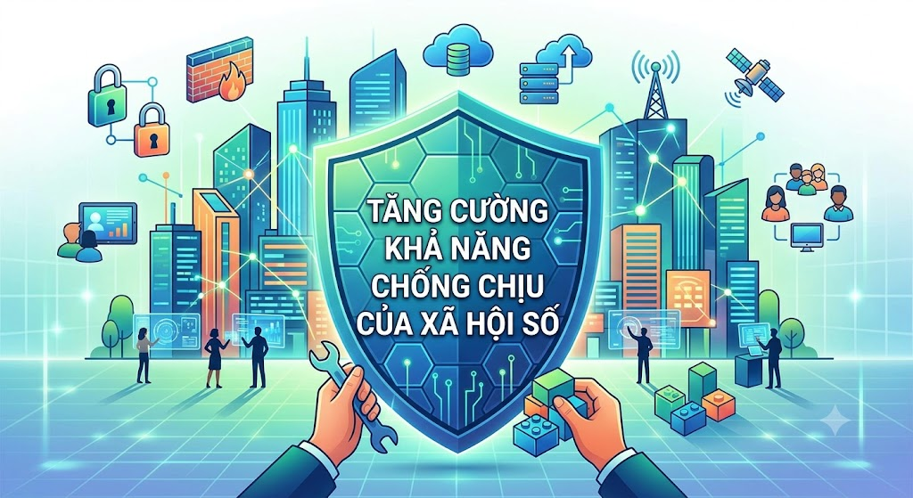 Tăng cường khả năng chống chịu của xã hội số