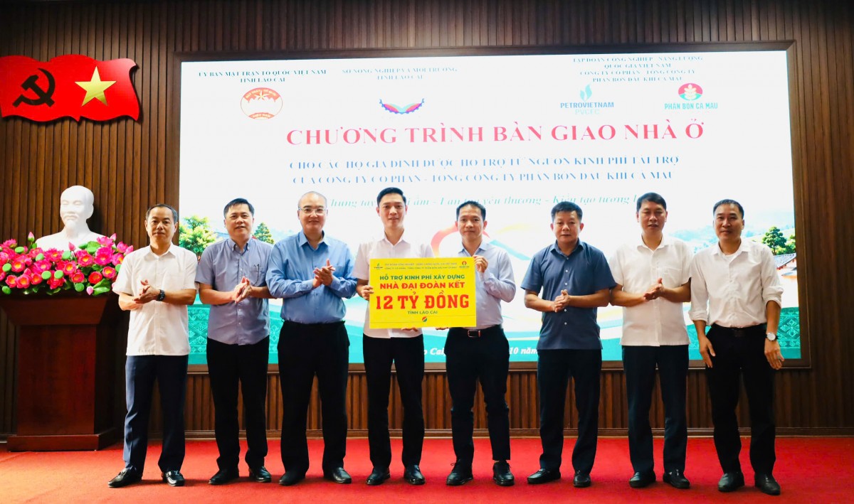 12 tỷ đồng từ Phân bón Cà Mau chung tay xây mái ấm cho đồng bào vùng cao Lào Cai