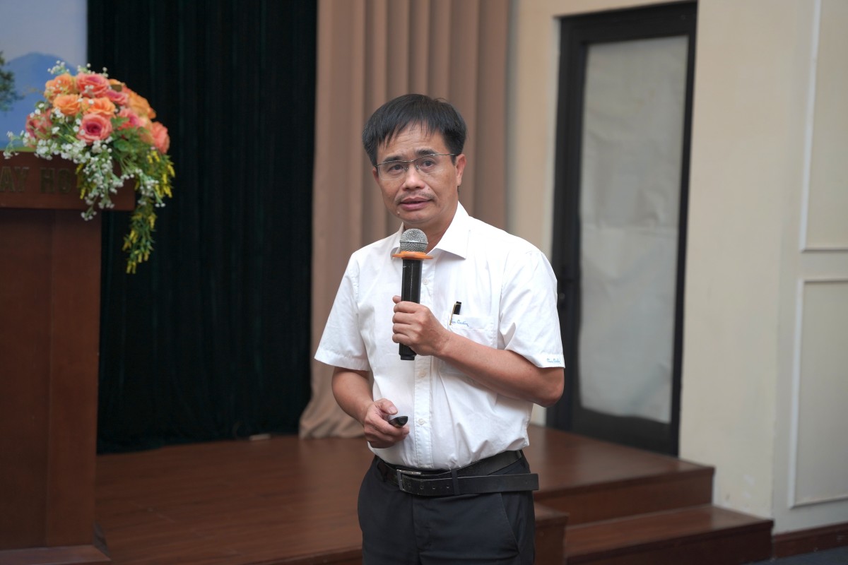 Ông Thân Dỹ Ngữ, Giám đốc Công ty Hiệp Thành, đề xuất phát triển trà hữu cơ gắn với văn hóa bản địa, bảo tồn vùng nguyên liệu và xây dựng cộng đồng tiêu dùng.