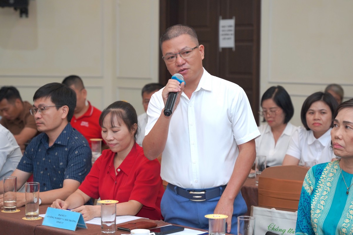 Ông Nguyễn Văn Lưu, Tổng Giám đốc Công ty Nông nghiệp Công nghệ cao Đồng Tâm.