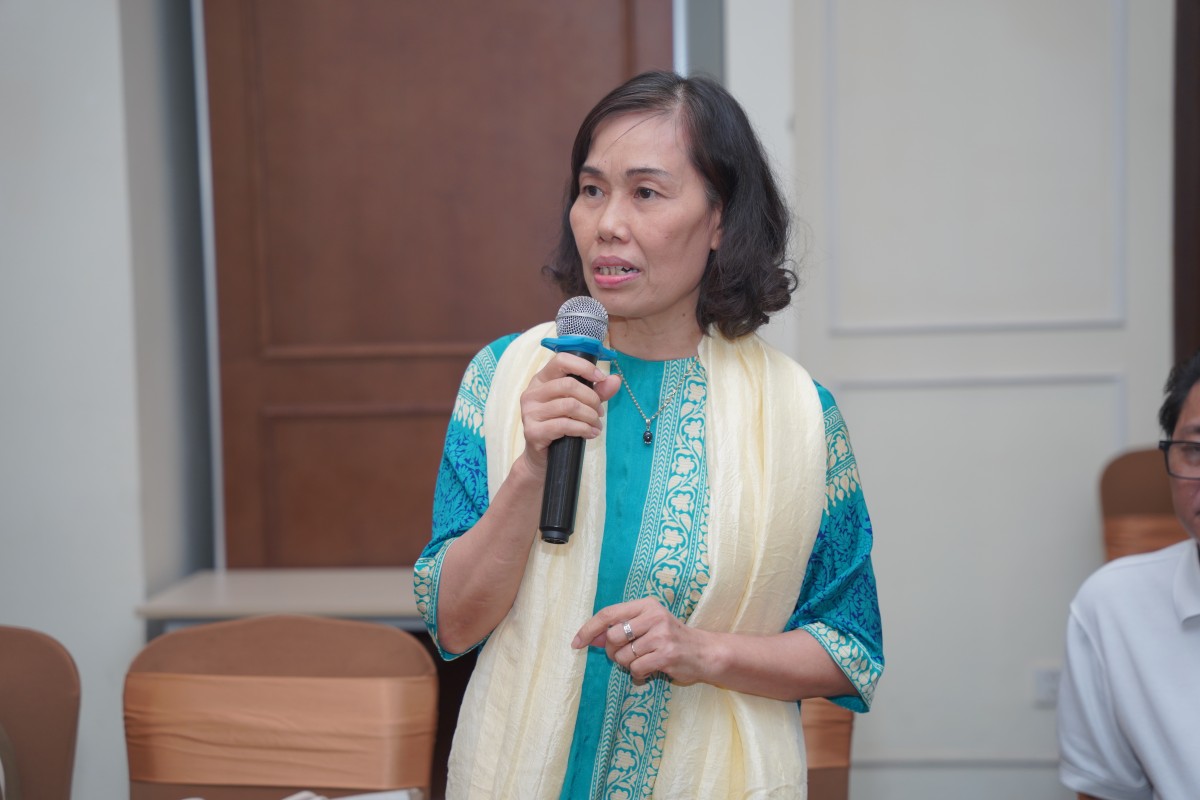 Bà Vũ Lê Y Voan, Ủy viên Ban Chấp hành Hiệp hội Nông nghiệp Hữu cơ Việt Nam, Cố vấn cao cấp Chương trình Hỗ trợ rừng và trang trại (FFF).