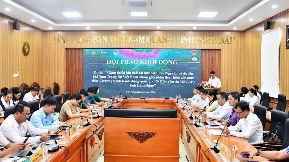 Lâm Đồng: Khởi động Dự án RECAF tại khu vực Đắk Nông cũ