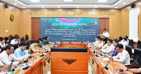 Lâm Đồng: Khởi động Dự án RECAF tại khu vực Đắk Nông cũ