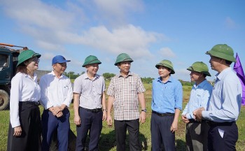 Quảng Trị: Thực hiện dồn điền, đổi thửa gắn với phát triển vùng nguyên liệu lúa tại xã Vĩnh Thuỷ