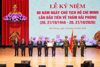 Hải Phòng long trọng tổ chức Lễ kỷ niệm 80 năm ngày Bác Hồ về thăm và đón nhận Huân chương Lao động hạng Nhất
