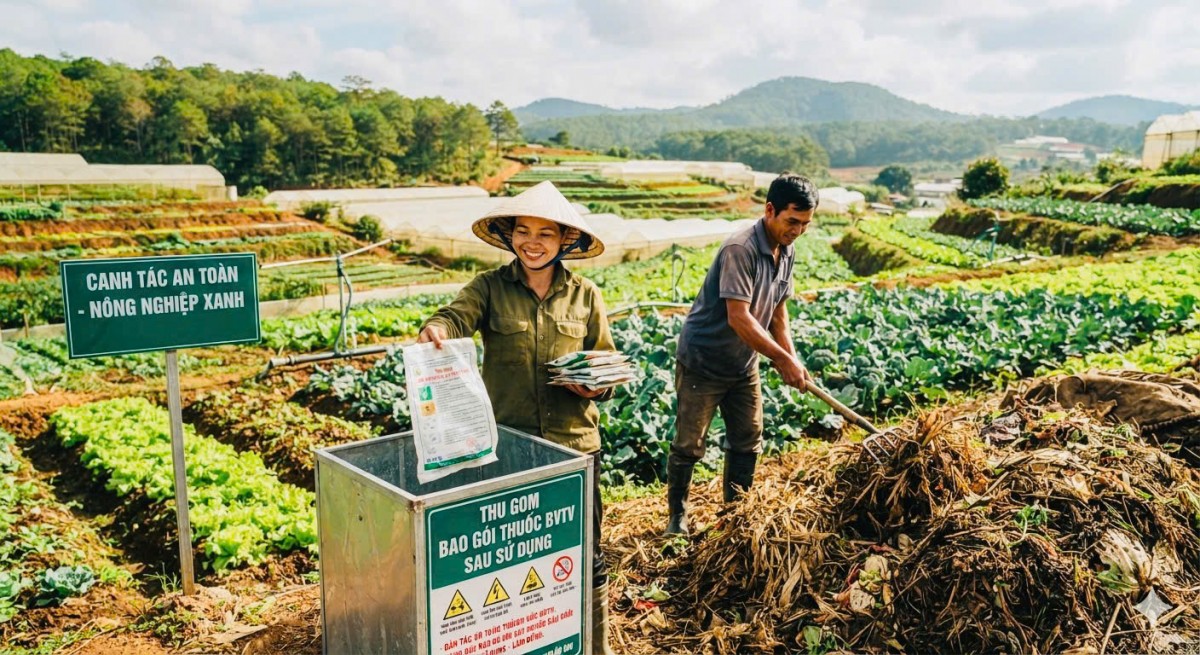 Thúc đẩy nông nghiệp xanh, tăng thu gom phụ phẩm và giảm sử dụng hóa chất